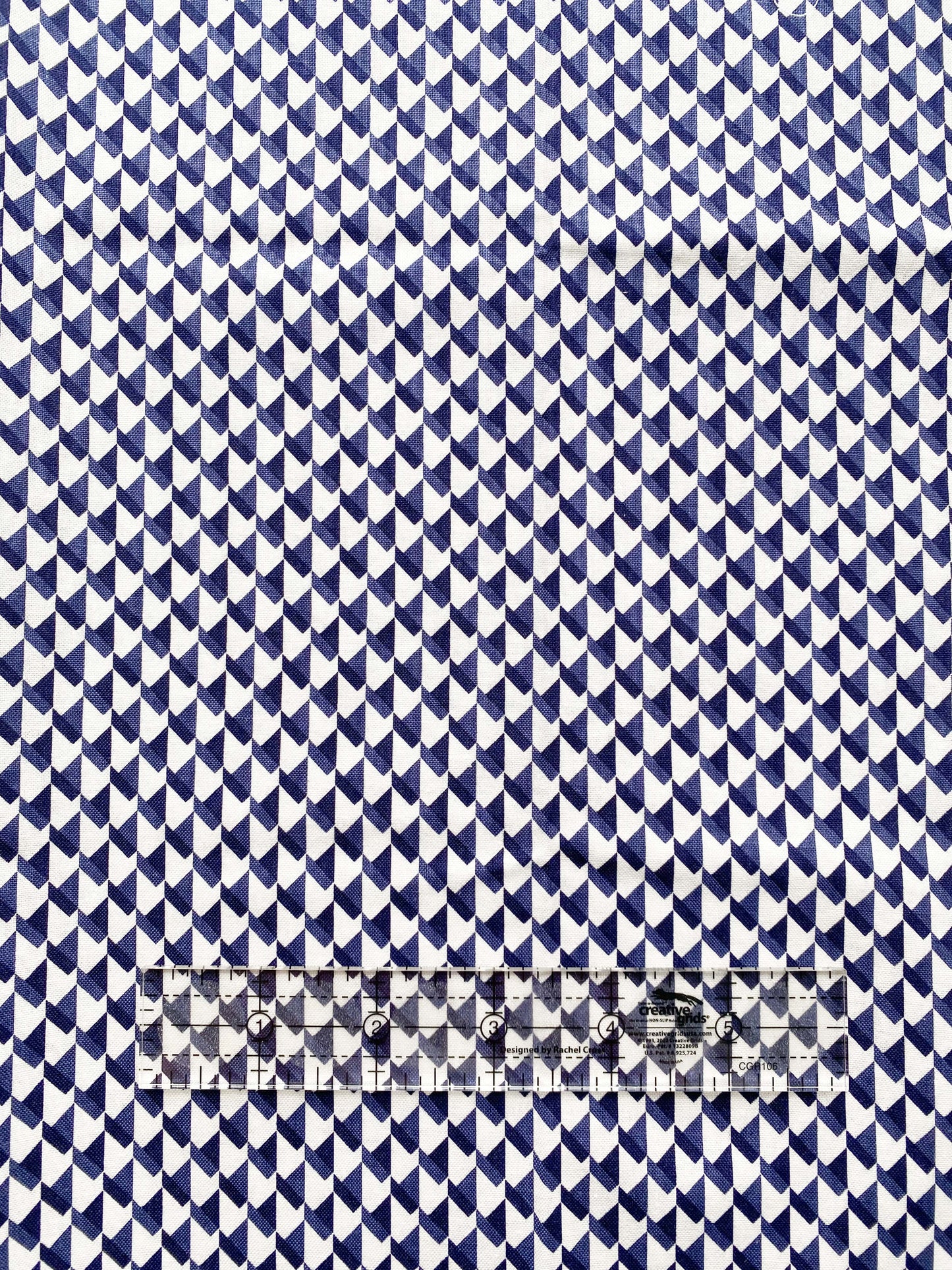 Dark Blue Geometric