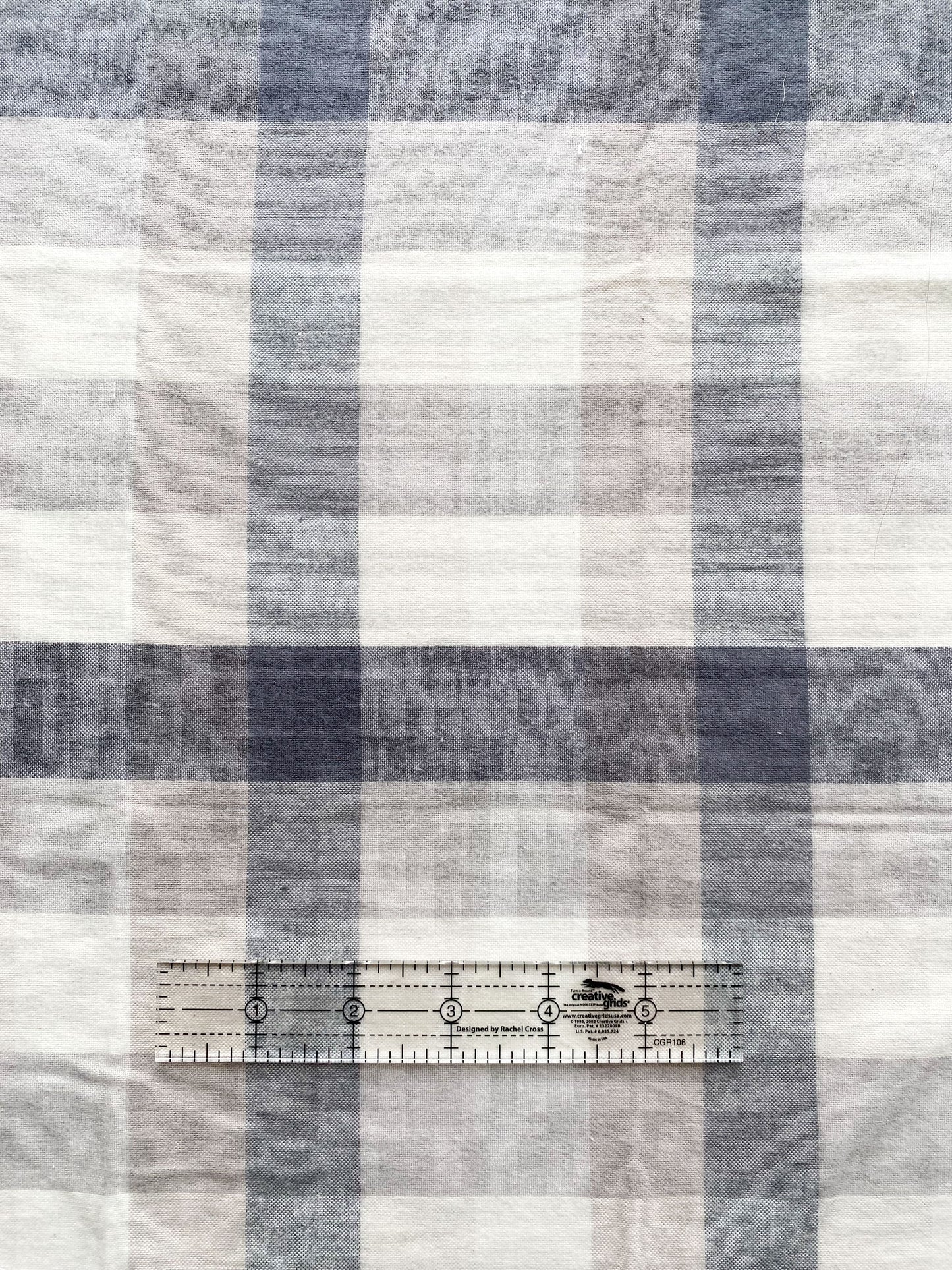 Grey Check - Soft Cotton