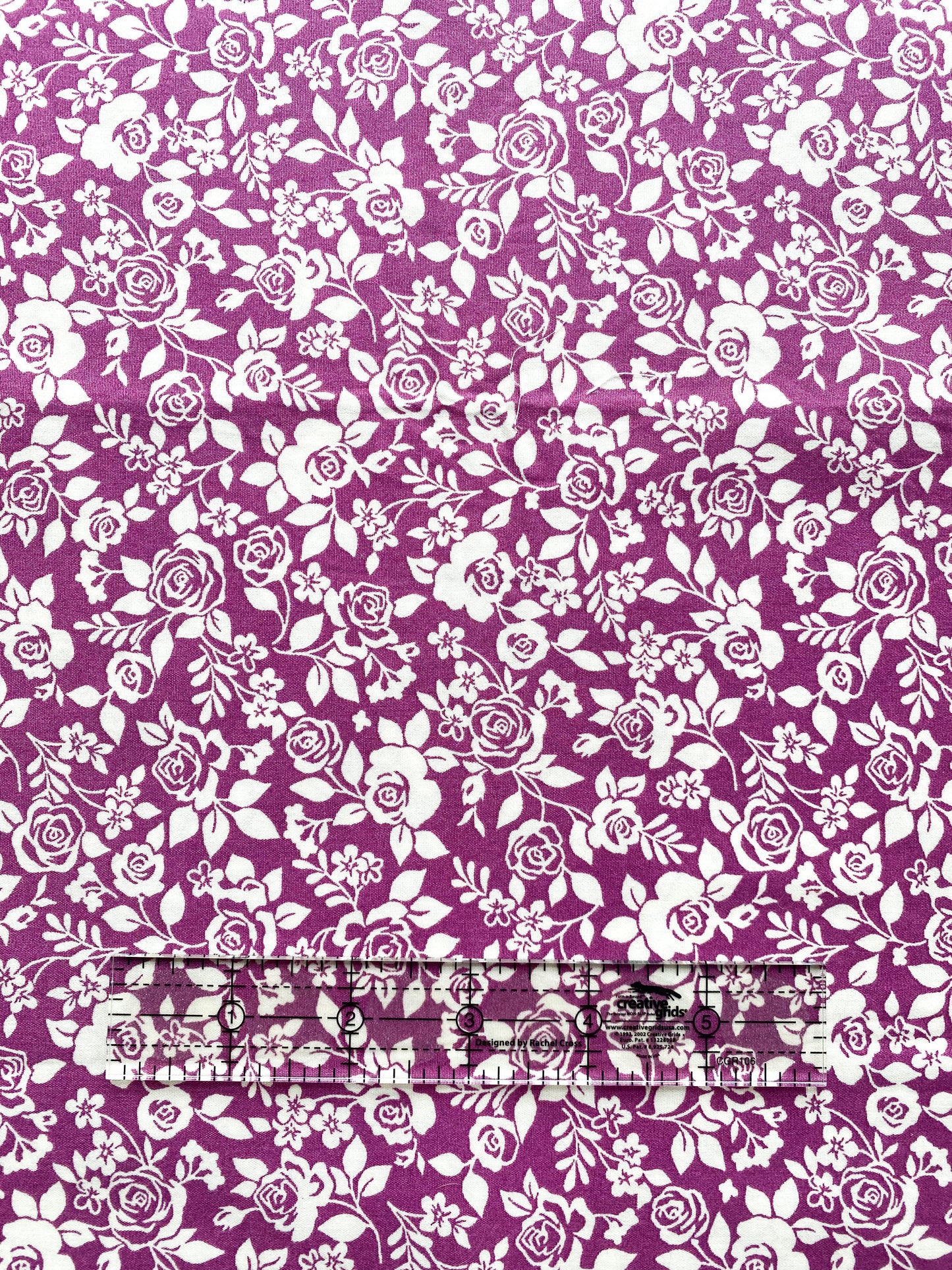 Floral on Purple
