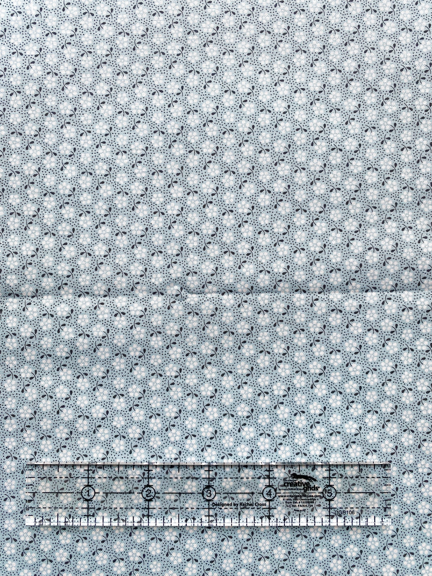 Tilda tiny flower on Light Aqua