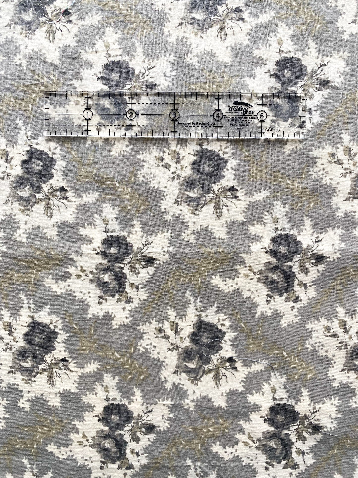 Vintage Grey Floral