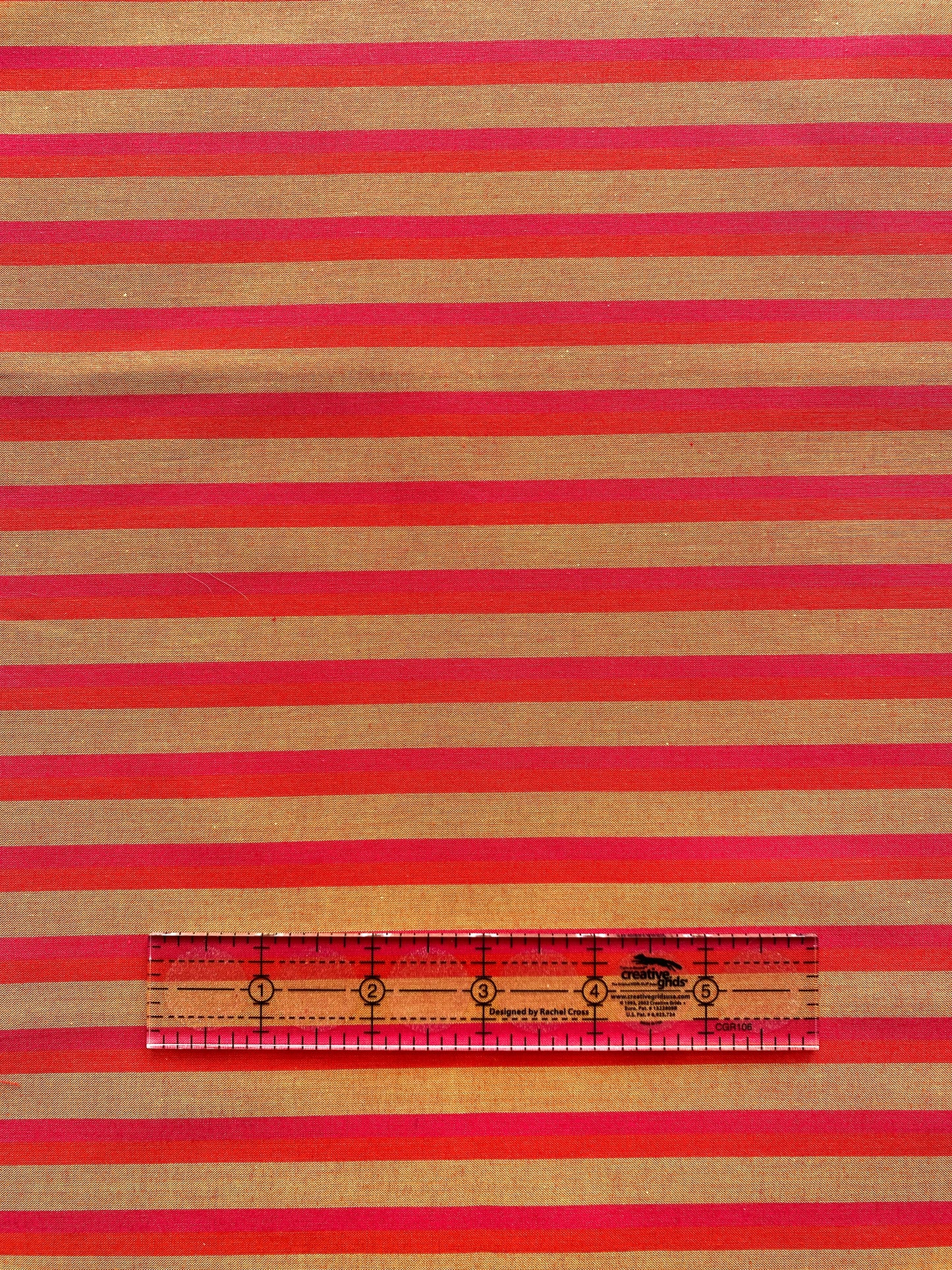 Shot Cotton Stripe