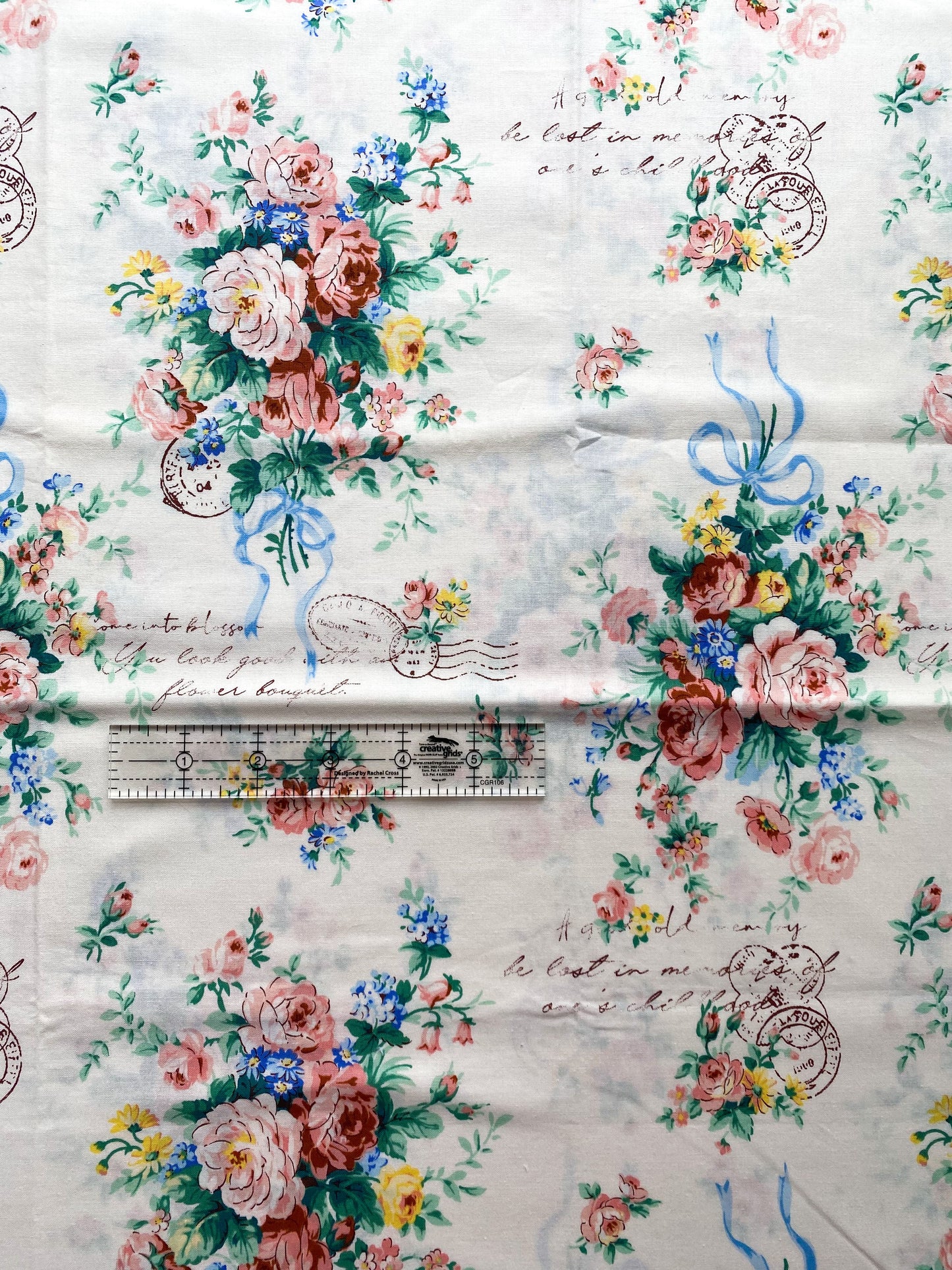 Quilt Gate Cream Floral