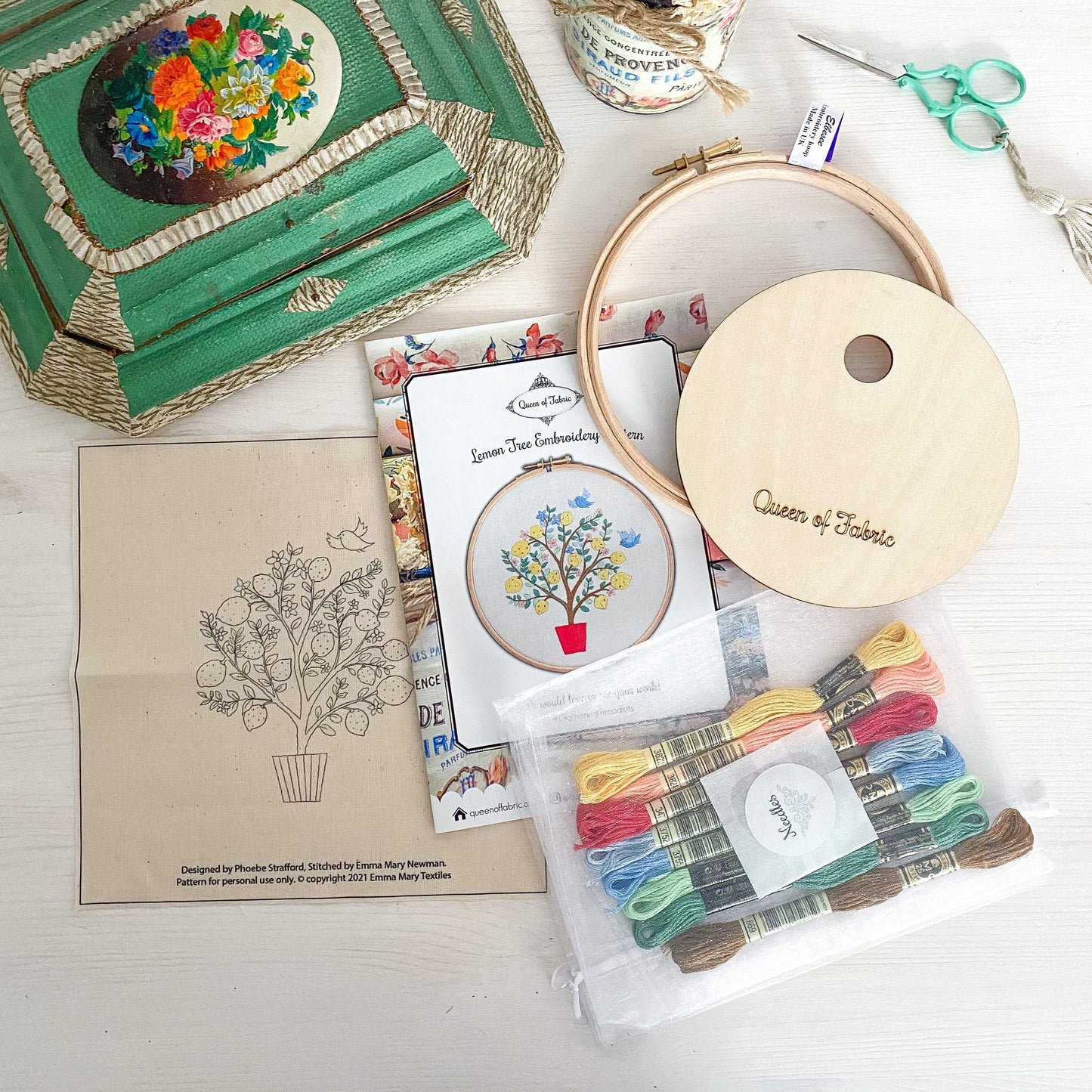 Lemon Tree Embroidery Kit