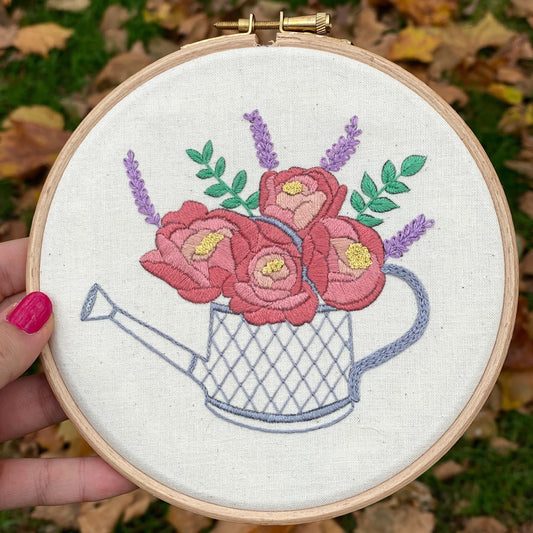 Peony Embroidery Kit