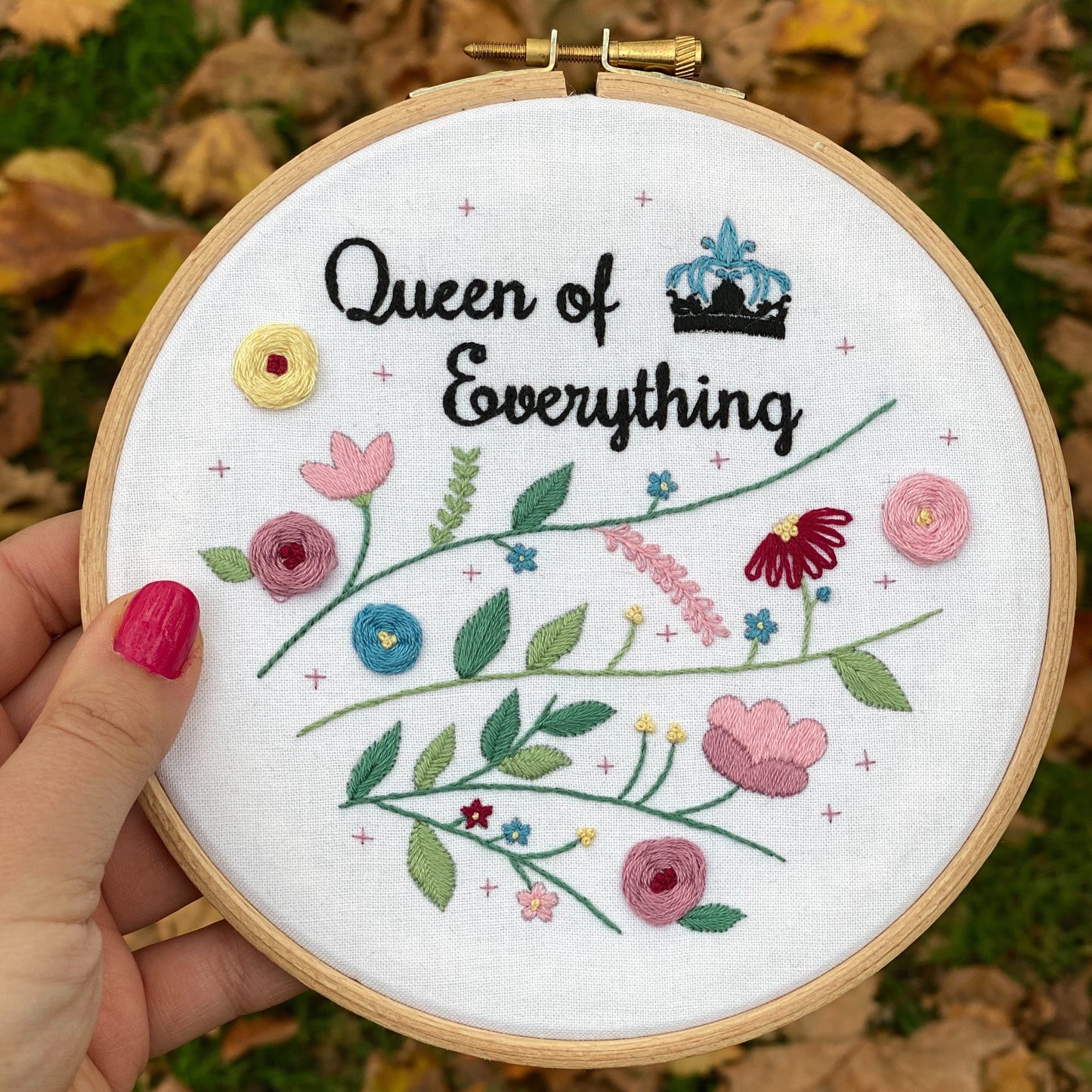 Queen of Everything Embroidery Kit