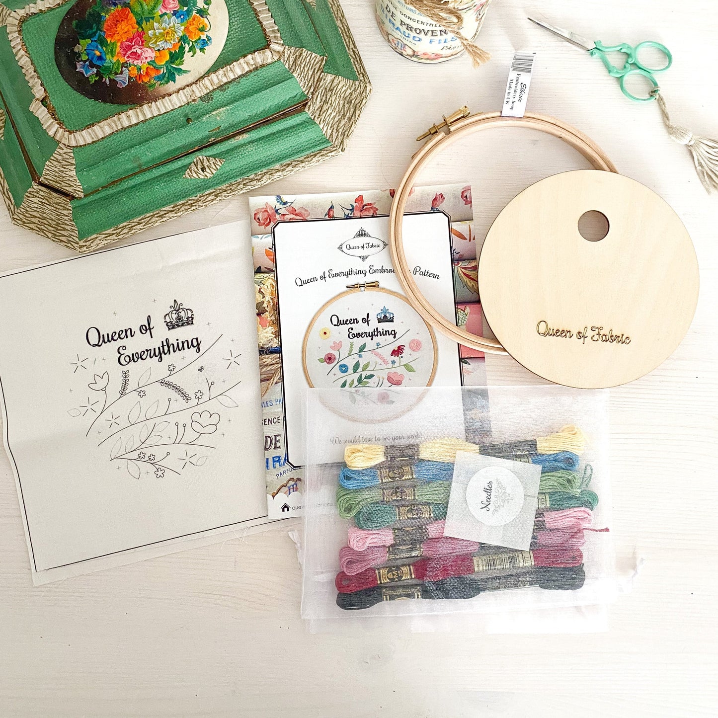 Queen of Everything Embroidery Kit