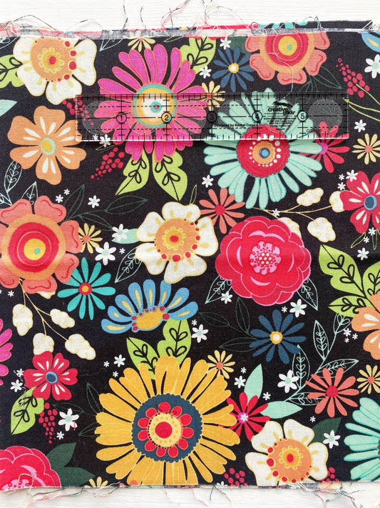 Floral on Black