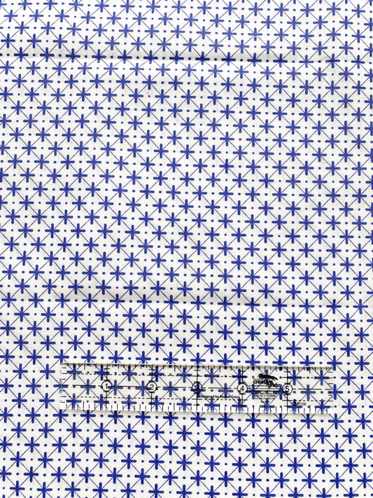 Blue cross on Squares